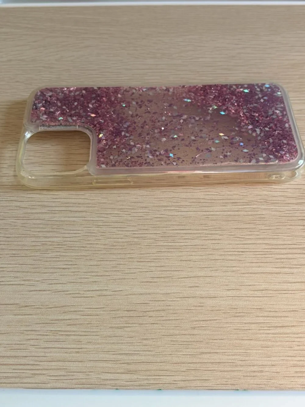 4 FOR $12 Pink Floating Glitter Holographic iPhone 12 Pro Max Case